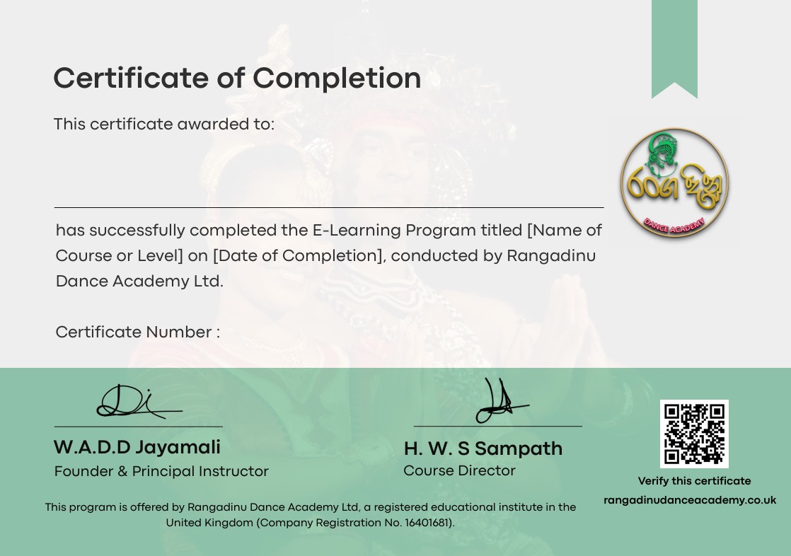 Ranga Dinu Certificate Verification